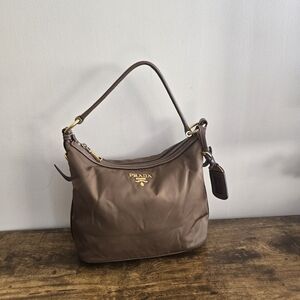 Prada Brown Shoulder Bag with COA
